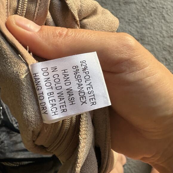 NWT JOH Apparel Tan Suede Riding Skinny Pant, Women’s XS - Picture 7 of 7